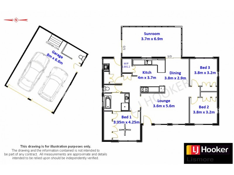 1 Magnolia Place, Goonellabah NSW 2480 Floorplan