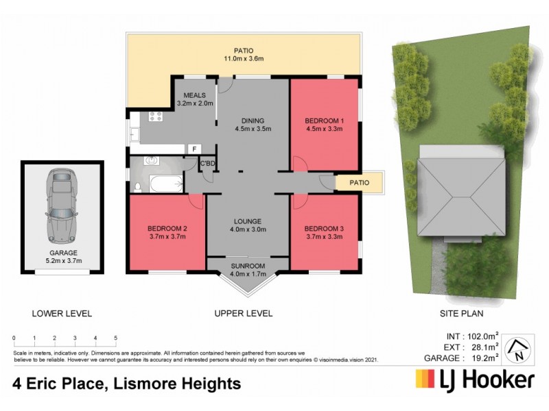 4 Eric Place, Lismore Heights NSW 2480 Floorplan