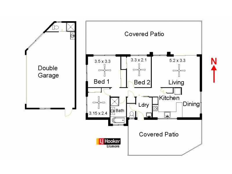 3 William Place, Lismore Heights NSW 2480 Floorplan