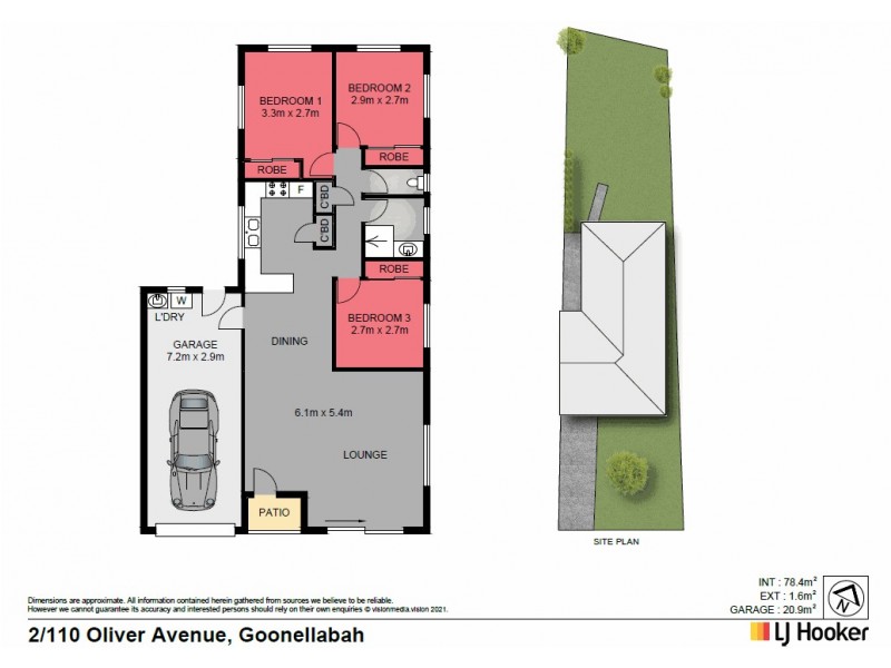 2/110 Oliver Avenue, Goonellabah NSW 2480 Floorplan
