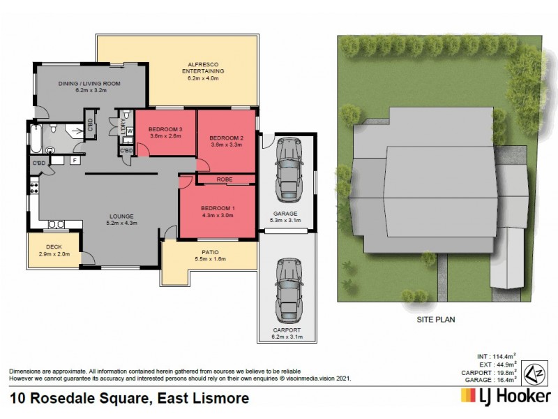 10 Rosedale Square, East Lismore NSW 2480 Floorplan