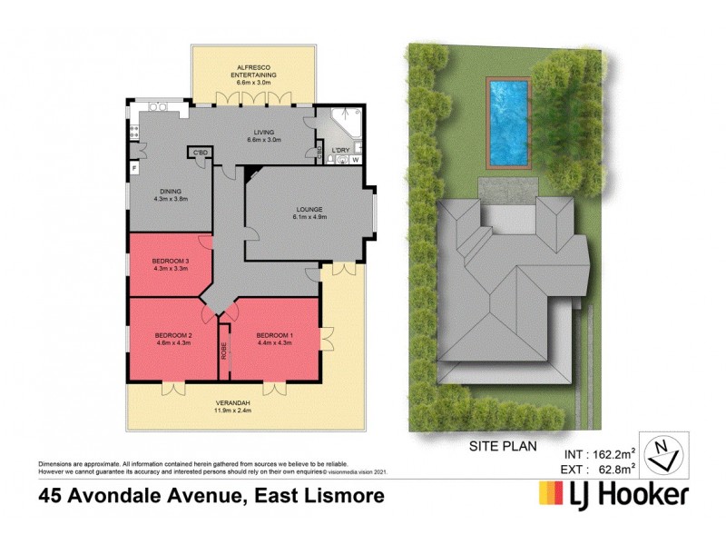 45 Avondale Avenue, East Lismore NSW 2480 Floorplan