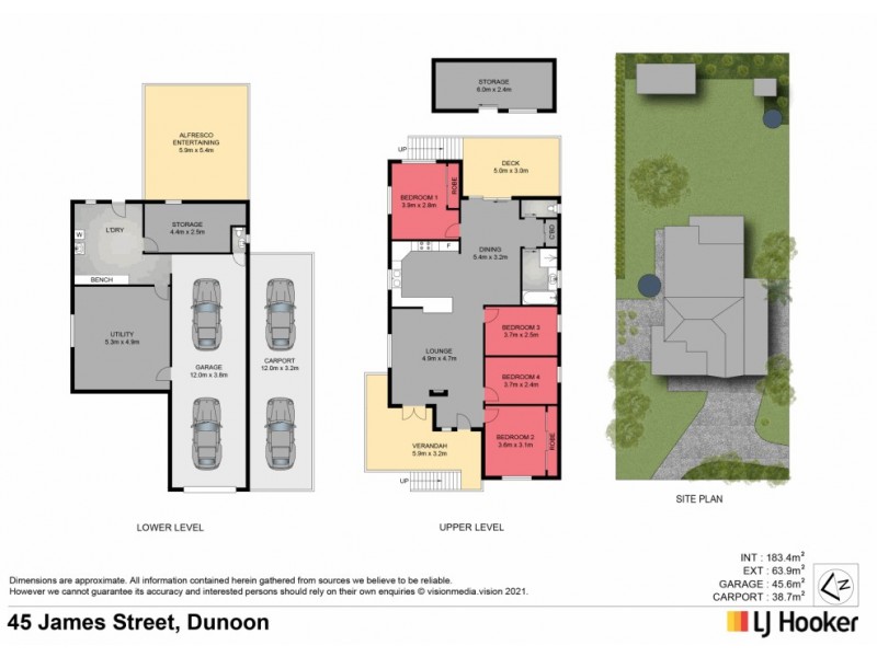 45 James Street, Dunoon NSW 2480 Floorplan