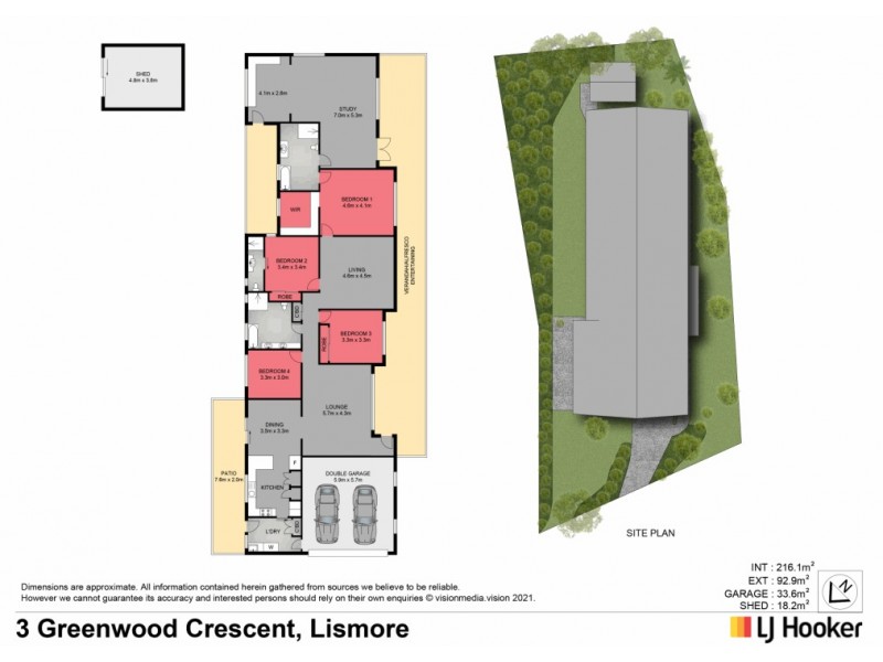 3 Greenwood Crescent, Lismore NSW 2480 Floorplan