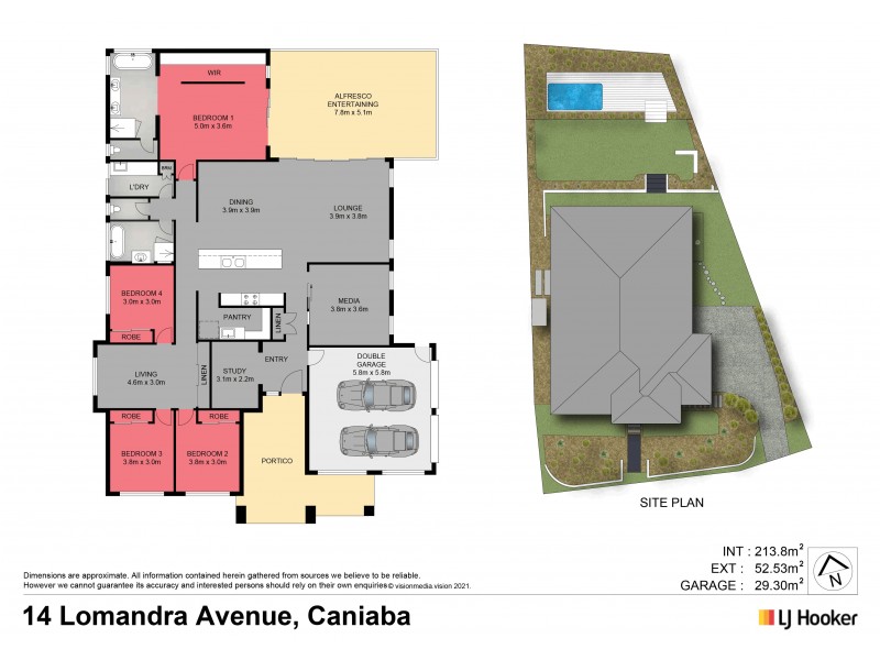 14 Lomandra Avenue, Caniaba NSW 2480 Floorplan