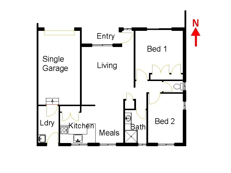 1/45 Pindari Cres, Goonellabah NSW 2480 Floorplan