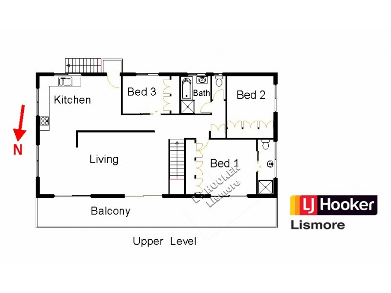 1/72 Barham Street, East Lismore NSW 2480 Floorplan