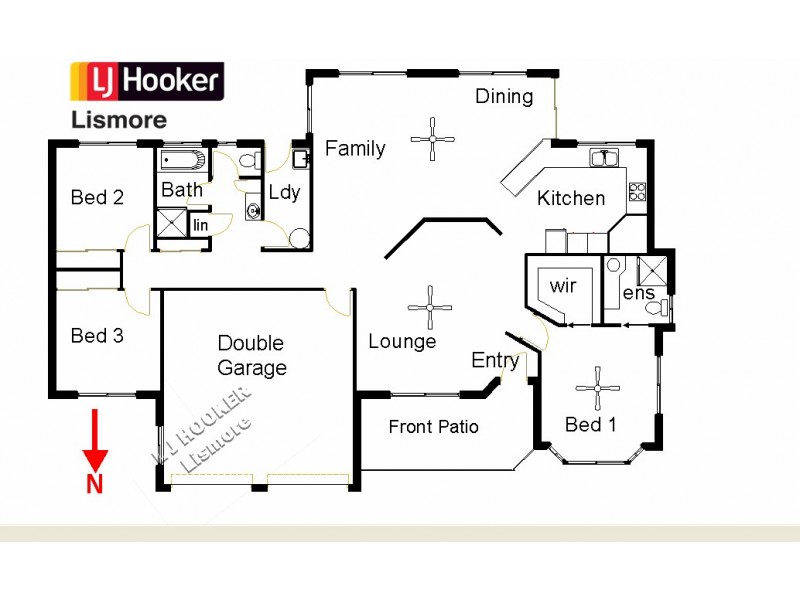 11 Dymock Drive, Goonellabah NSW 2480 Floorplan