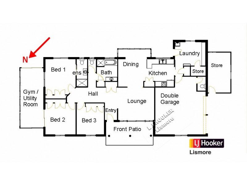 21 Canterbury Chase, Goonellabah NSW 2480 Floorplan