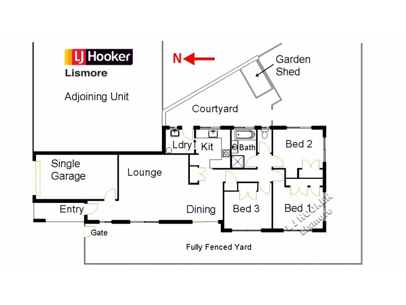 1/5 Pindari Crescent, Goonellabah NSW 2480 Floorplan