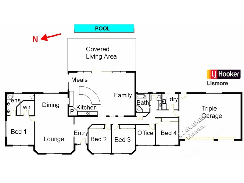 8 Nowlan Place, North Casino NSW 2470 Floorplan