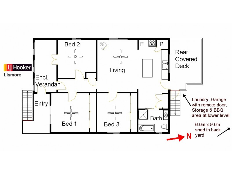 14 Fowler Street, Lismore NSW 2480 Floorplan
