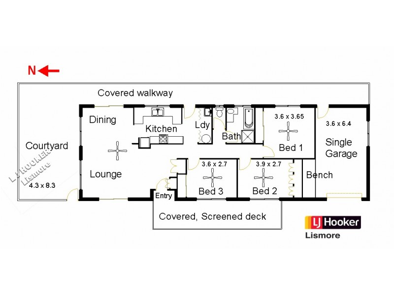 16 Cassia Crescent, Goonellabah NSW 2480 Floorplan