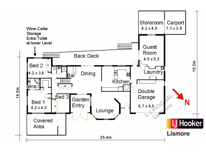 4 Pamela Drive, Bentley NSW 2480 Floorplan