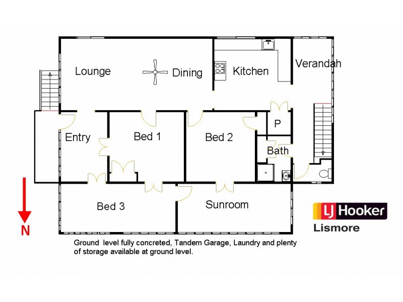 7 Cochran Street, Lismore NSW 2480 Floorplan