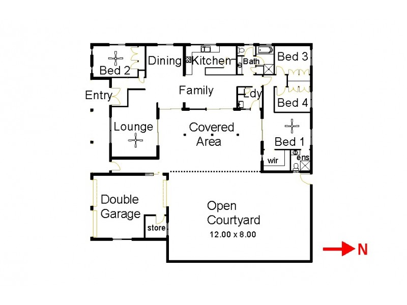 23 Gum Tree Drive, Goonellabah NSW 2480 Floorplan