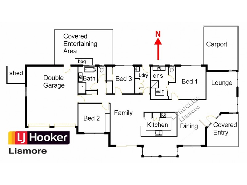 3 Gloria Crescent, Richmond Hill NSW 2480 Floorplan