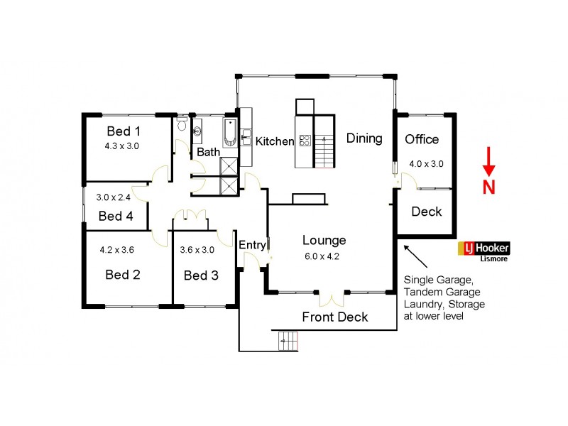 87 High Street, Lismore Heights NSW 2480 Floorplan