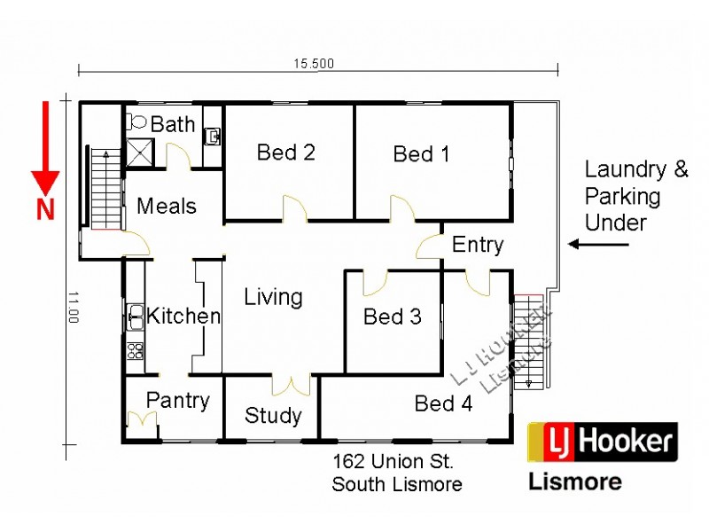 162 Union Street, Lismore South NSW 2480 Floorplan