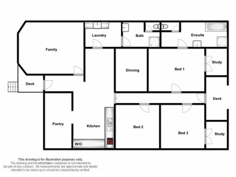 25A Main Street, Clunes NSW 2480 Floorplan