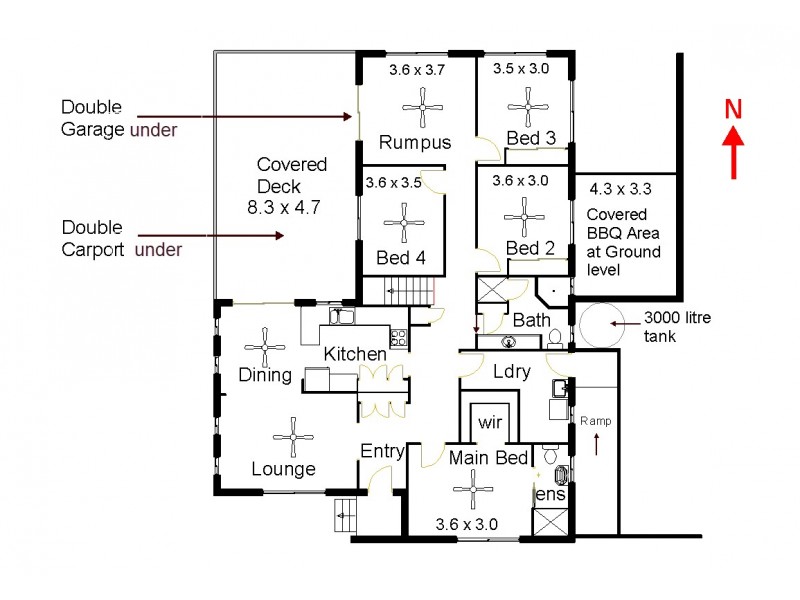 1 Northview Court, Goonellabah NSW 2480 Floorplan