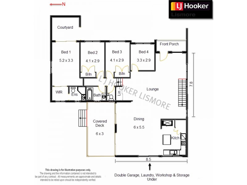 21 Holmesleigh Drive, Goonellabah NSW 2480 Floorplan