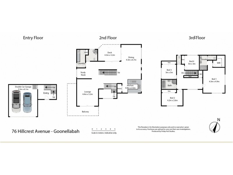 76 Hillcrest Avenue, Goonellabah NSW 2480 Floorplan