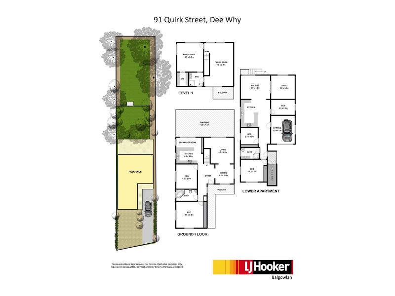 91 Quirk Street, Dee Why NSW 2099 Floorplan