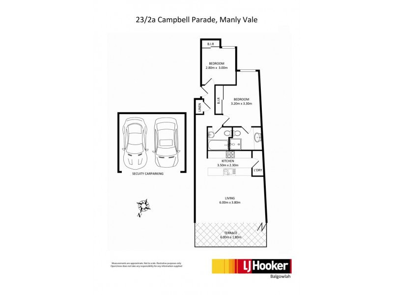 23/2a Campbell Parade, Manly Vale NSW 2093 Floorplan