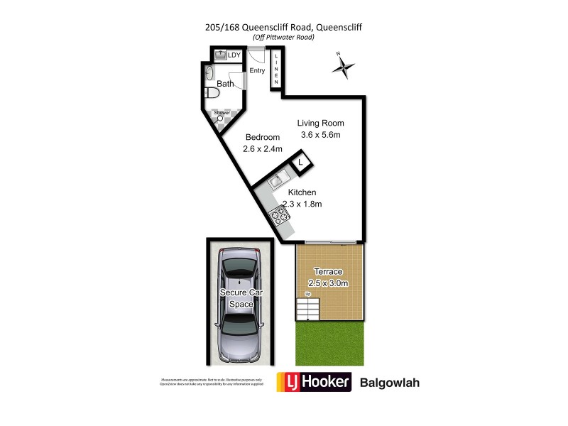205/168 Queenscliff Road, Queenscliff NSW 2096 Floorplan