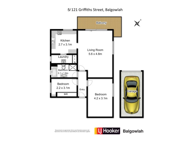 5/121 Griffiths Street, Balgowlah NSW 2093 Floorplan