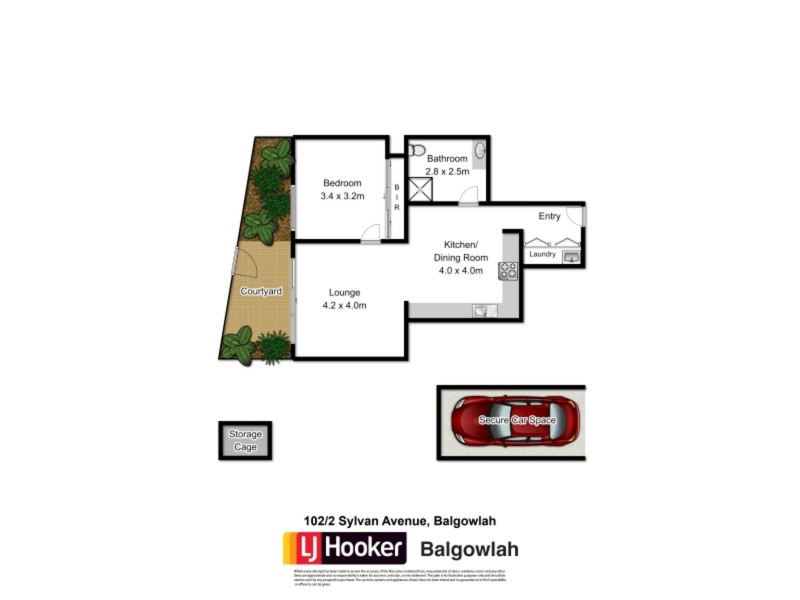 102/2 Sylvan Avenue, Balgowlah NSW 2093 Floorplan