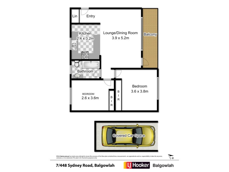 7/448 Sydney Road, Balgowlah NSW 2093 Floorplan