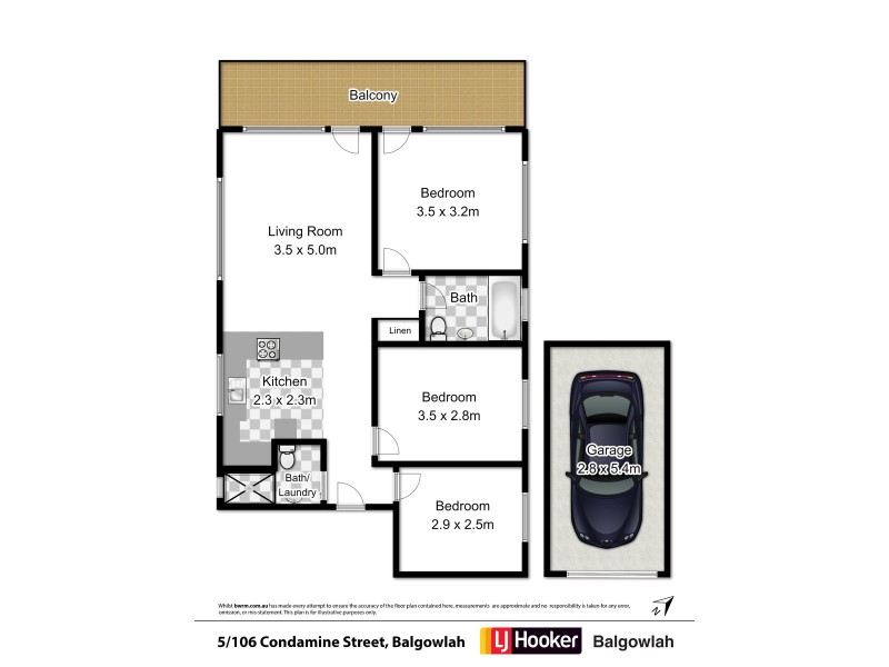5/106 Condamine Street, Balgowlah NSW 2093 Floorplan