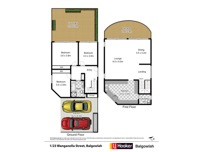 1/23 Wanganella Street, Balgowlah NSW 2093 Floorplan