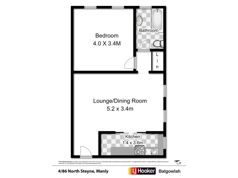 4/86 North Steyne, Manly NSW 2095 Floorplan