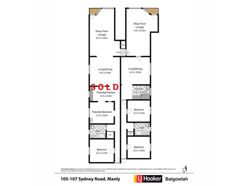 105 Sydney Road, Manly NSW 2095 Floorplan