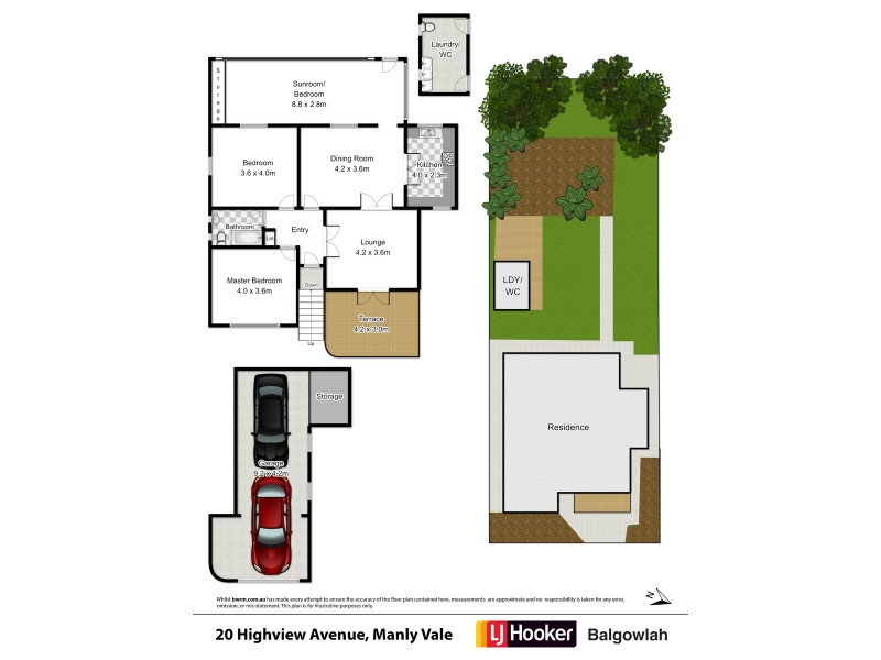 20 Highview Avenue, Manly Vale NSW 2093 Floorplan