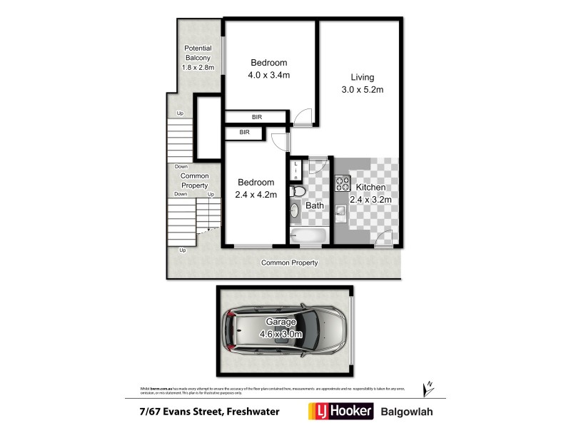7/67 Evans Street, Freshwater NSW 2096 Floorplan