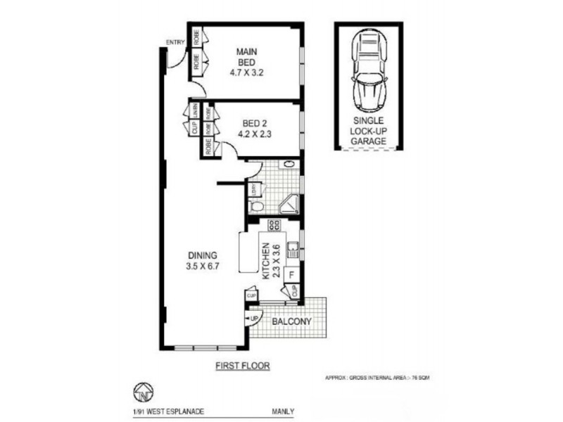 1/91 West Esplanade, Manly NSW 2095