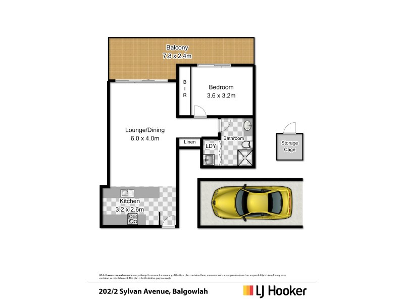 202/2 Sylvan Avenue, Balgowlah NSW 2093 Floorplan
