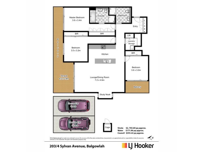 203/4 Sylvan Avenue, Balgowlah NSW 2093 Floorplan