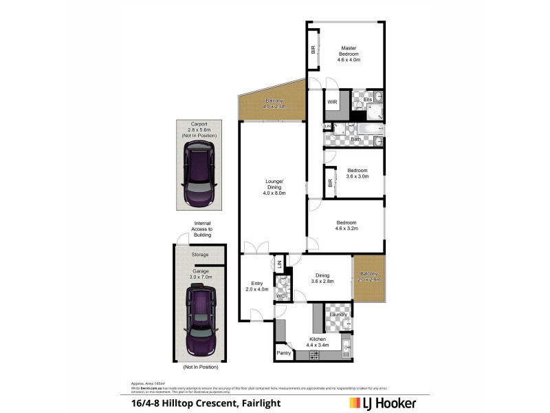 16/4-8 Hilltop Crescent, Fairlight NSW 2094 Floorplan