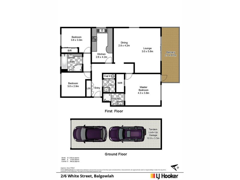 2/6 White Street, Balgowlah NSW 2093 Floorplan