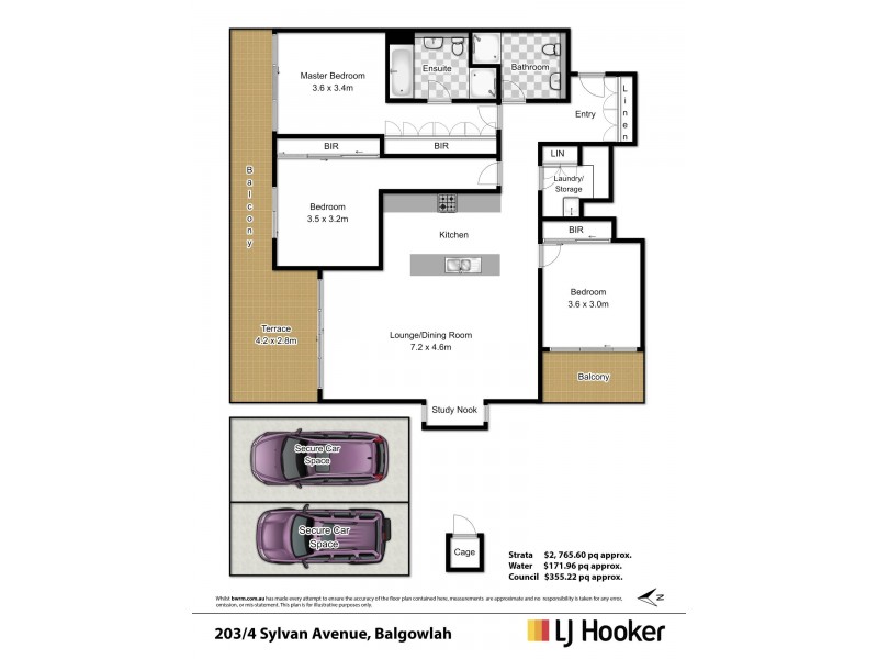 203/4 Sylvan Avenue, Balgowlah NSW 2093 Floorplan