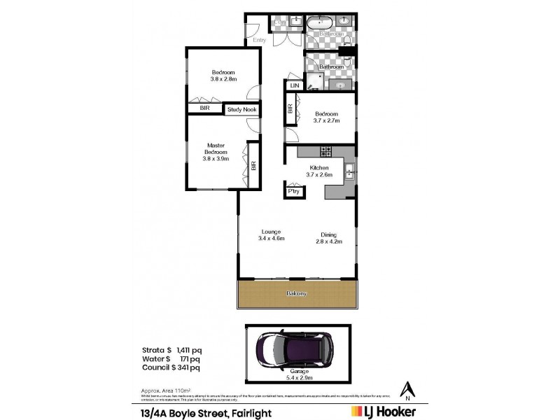 13/4a Boyle Street, Balgowlah NSW 2093 Floorplan