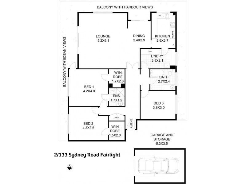 2/133 Sydney Road, Manly NSW 2095