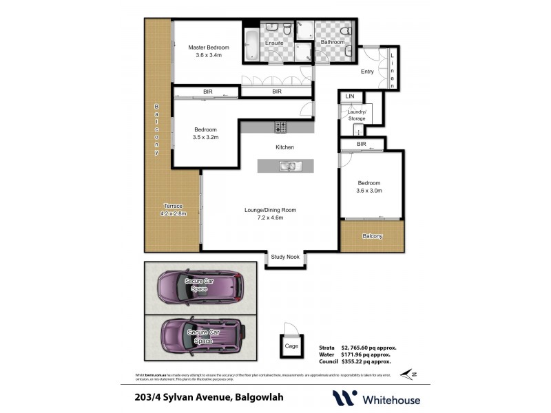 203/4 Sylvan Avenue, Balgowlah NSW 2093 Floorplan