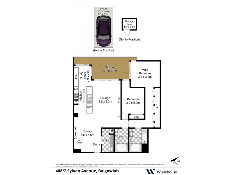 408/2 Sylvan Avenue, Balgowlah NSW 2093 Floorplan