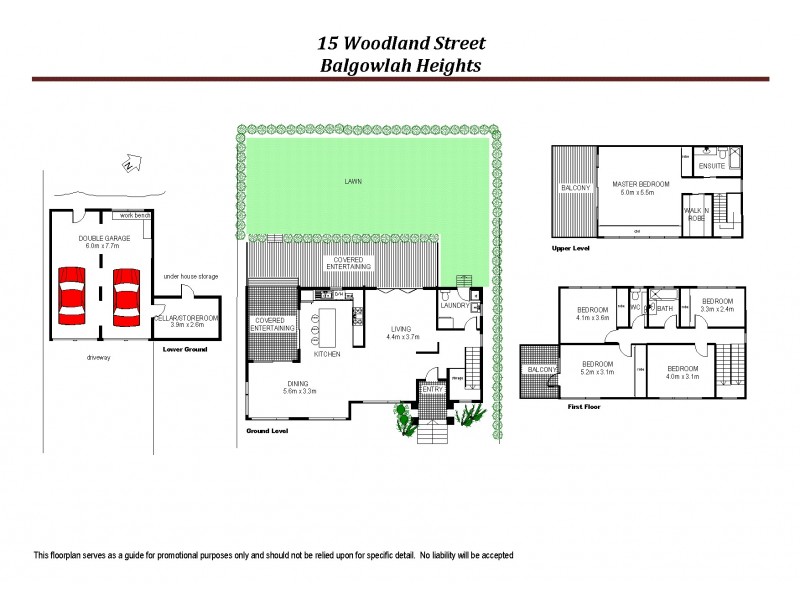 15 Woodland Street, Balgowlah Heights NSW 2093 Floorplan